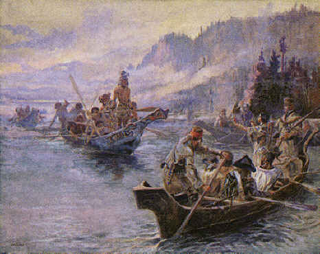 Lewis and Clark on the Lower Columbia